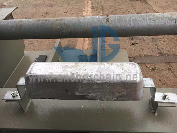 Aluminiozko anodoa Ballast Ur depositua