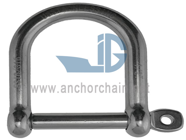 D-Shackle mota zabala, SS304 EDO SS316