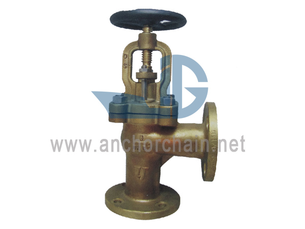 DIN 86261 brontzezko bridadun geldialdi-balbulak