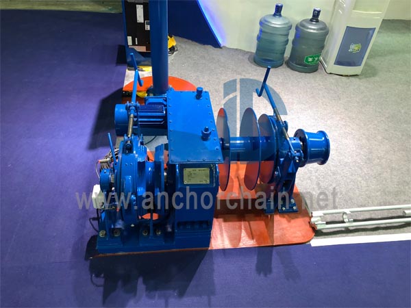 Ardatz Bikoitzeko Mota Elektriko Konbinatua Windlass Amarratze Winch