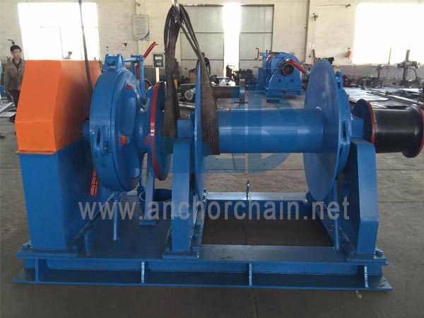 Mota bakarreko Windlass Konbinatu Hidraulikoa Amarratzeko Winch